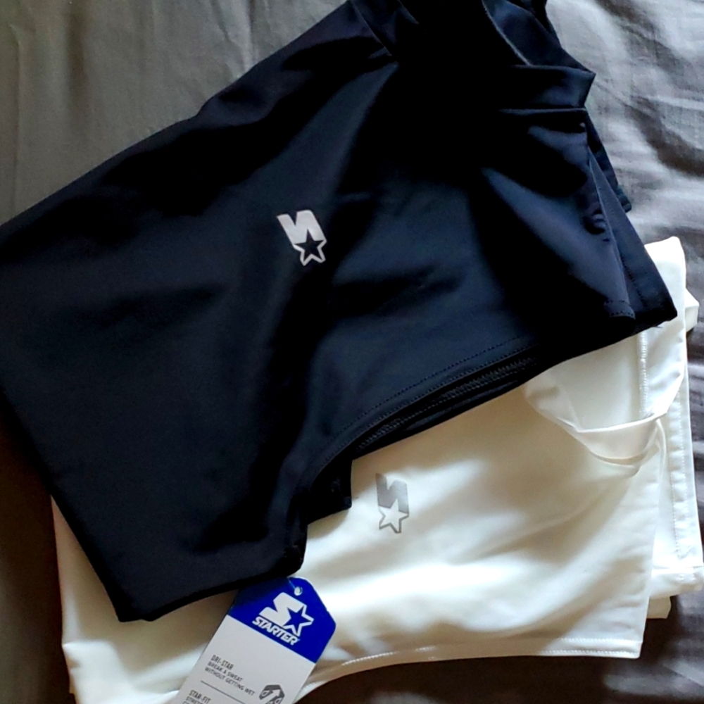 Two muscle shirts; Dry star fit.
